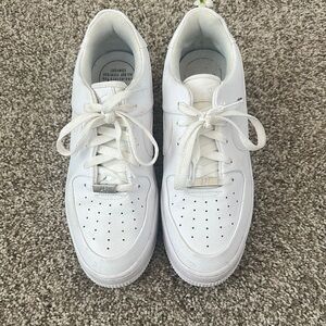 Nike Platform Airforce Ones Athletic Sneakers